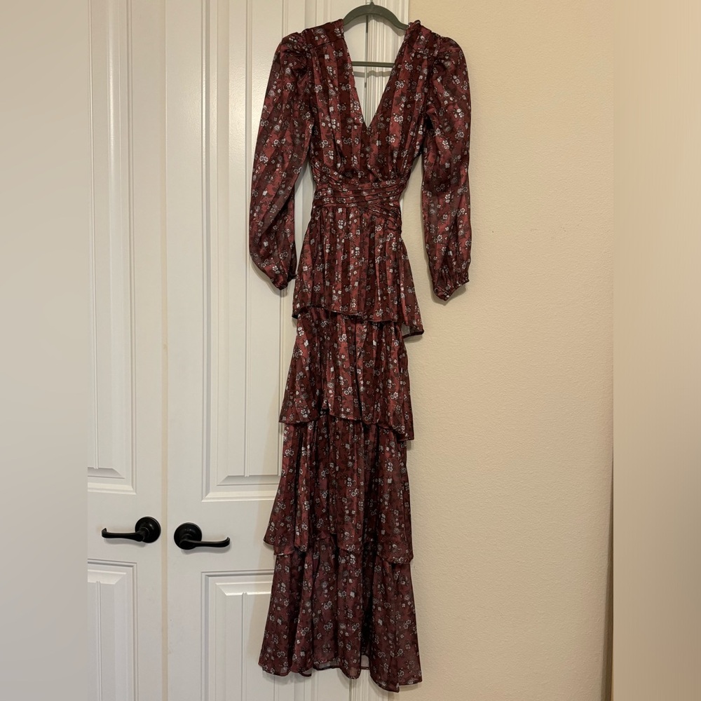 Anora Floored Tier Maxi Dress by ASTR the Label